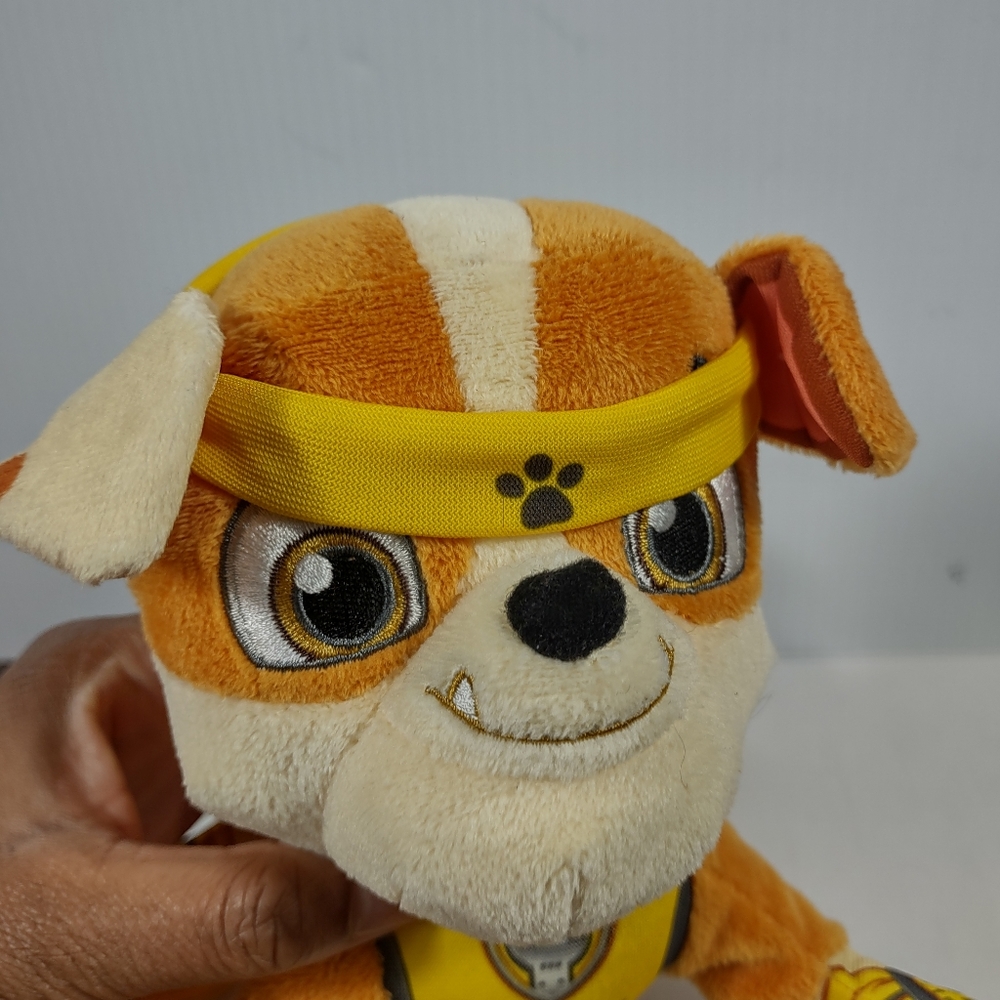 โPaw Patrol Rubble Nickelodeon, Bulldog Plush 7in - Picture 6 of 13